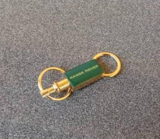 Range Rover golden quick-release key holder