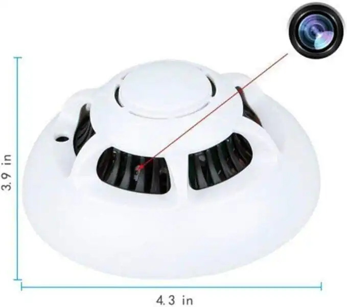 UFO WiFi Camera in Smoke Detector – Full HD 1080p – Buy Online at AbmarketX