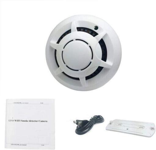 UFO WIFI Enabled Camera in Dummy Smoke Detector Full HD1080p Video Recorder
