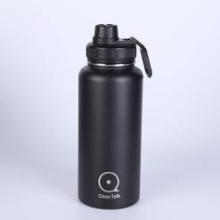 CleanTalk 32 oz Stainless Steel Insulated Water Bottle with Handle – Buy Online at AbmarketX