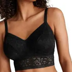 Marks & Spencer Women’s Louisa Lace Padded Non Wired Longline Bralette D+ – Buy Online at AbmarketX