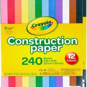 Crayola Construction Paper – 240 Sheet – Buy Online at AbmarketX