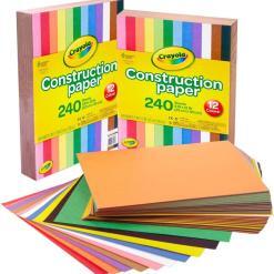 Crayola Construction Paper – 240 Sheet – Buy Online at AbmarketX