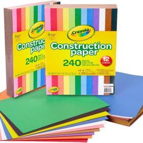 Crayola Construction Paper – 240 Sheet – Buy Online at AbmarketX