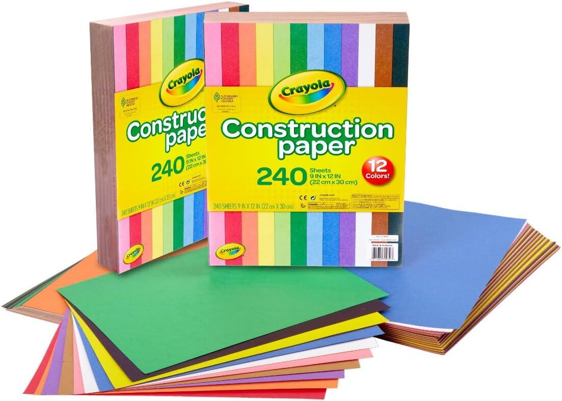Crayola Construction Paper – 240 Sheet – Buy Online at AbmarketX