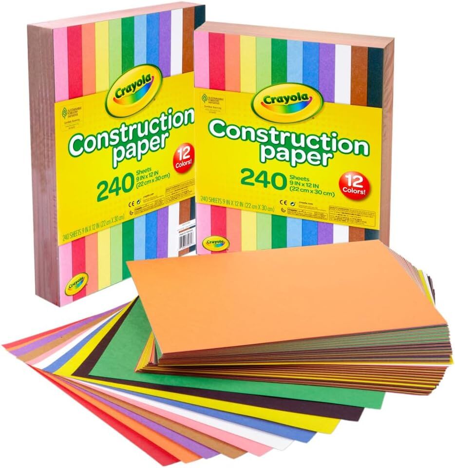 Crayola Construction Paper – 240 Sheet – Buy Online at AbmarketX