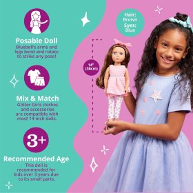 Glitter Girls – Bluebell 14-inch Poseable Fashion Doll – Buy Online at AbmarketX