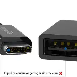 Amazon Basics USB-C to USB-A Female Adapter Cable Converter – Buy Online at AbmarketX