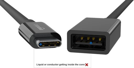 Amazon Basics USB-C to USB-A Female Adapter Cable Converter - Image 3