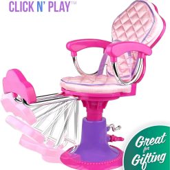 Click N’ Play Doll Salon Chair with Accessories – Buy Online at AbmarketX