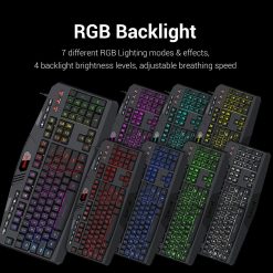 Redragon S101 Gaming Keyboard and M601 Mouse Combo Set – Buy Online at AbmarketX