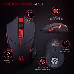 Redragon S101 Gaming Keyboard and M601 Mouse Combo Set – Buy Online at AbmarketX