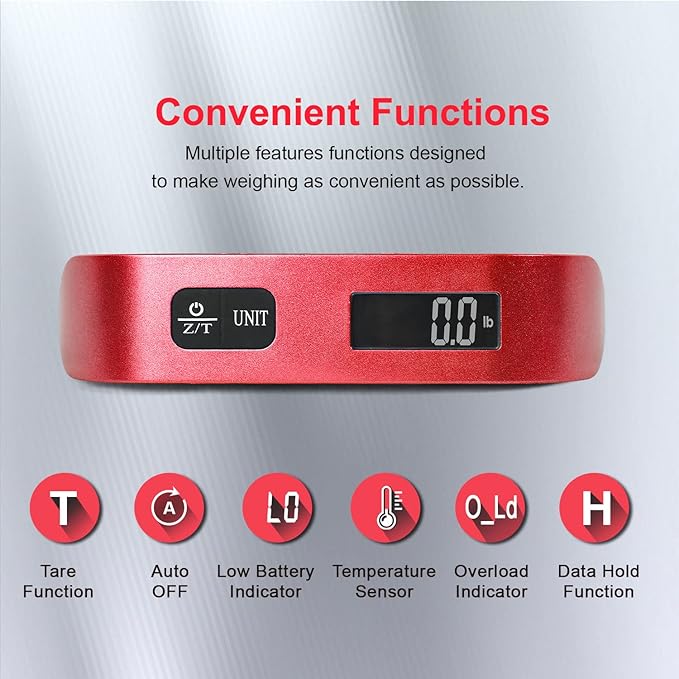 Travel Inspira 110 lb Digital Luggage Scale – Buy Online at AbmarketX