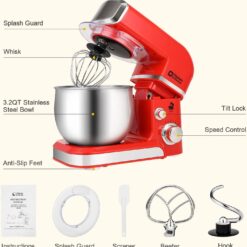 Kitchen in the Box 3.2Qt Stand Mixer – 6 Speeds – Buy Online at AbmarketX