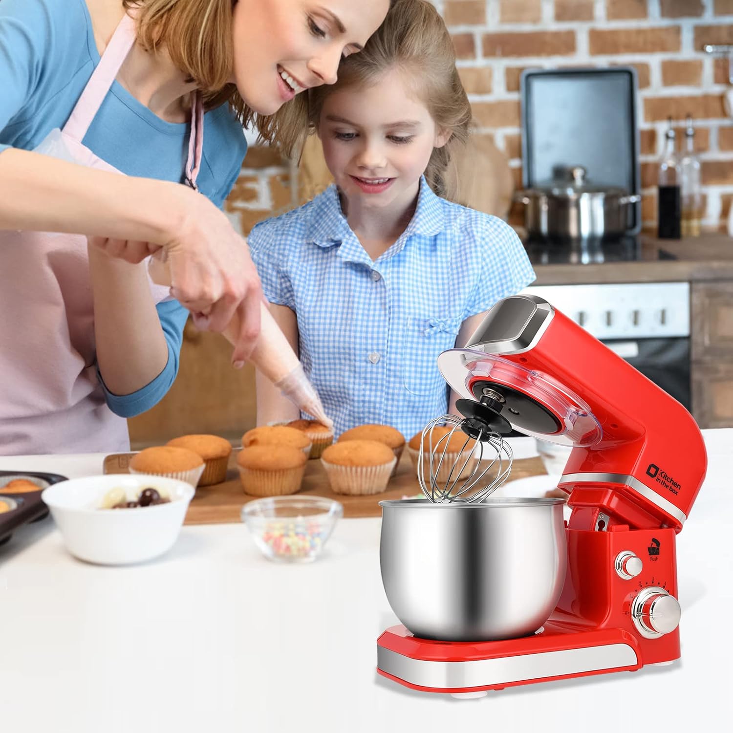 Kitchen in the Box 3.2Qt Stand Mixer – 6 Speeds – Buy Online at AbmarketX