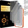 Ailun 3 Pack Privacy Screen Protector for iPhone 16 Pro Max