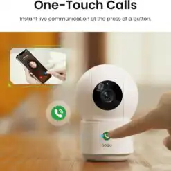 AOSU 2K Security Camera — 360 Degree indoor camera – Buy Online at AbmarketX
