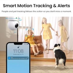 AOSU 2K Security Camera — 360 Degree indoor camera – Buy Online at AbmarketX