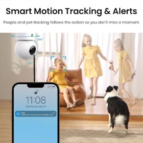 AOSU 2K Security Camera — 360 Degree indoor camera – Buy Online at AbmarketX