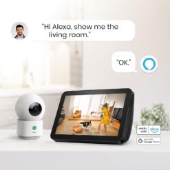 AOSU 2K Security Camera — 360 Degree indoor camera – Buy Online at AbmarketX