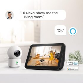 AOSU 2K Security Camera — 360 Degree indoor camera – Buy Online at AbmarketX