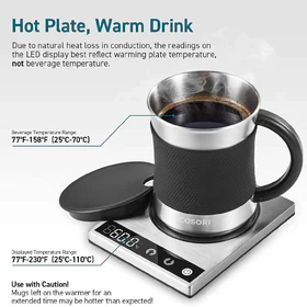 COSORI Coffee Mug Warmer & Mug Set - Image 5