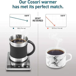 COSORI Coffee Mug Warmer & Mug Set - Image 4