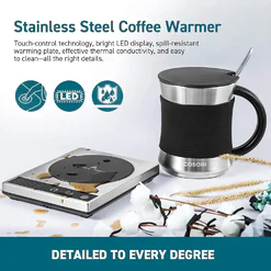 COSORI Coffee Mug Warmer & Mug Set - Image 3