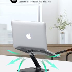 RIWUCT Foldable Laptop Stand — Adjustable & Ergonomic Riser – Buy Online at AbmarketX