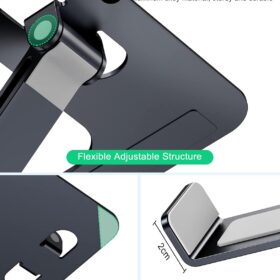 RIWUCT Foldable Laptop Stand — Adjustable & Ergonomic Riser – Buy Online at AbmarketX