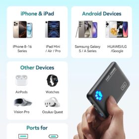 INIU Portable Charger — Lightest 10000mAh 45W PD Power Bank – Buy Online at AbmarketX