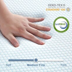 POHARE Twin 4″ Tri-Fold Memory Foam Mattress – Buy Online at AbmarketX