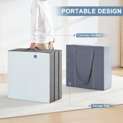 POHARE Twin 4″ Tri-Fold Memory Foam Mattress – Buy Online at AbmarketX