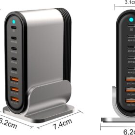 DENGWENQIANG 285W 8-Port USB C Fast Charger Hub – Buy Online at AbmarketX