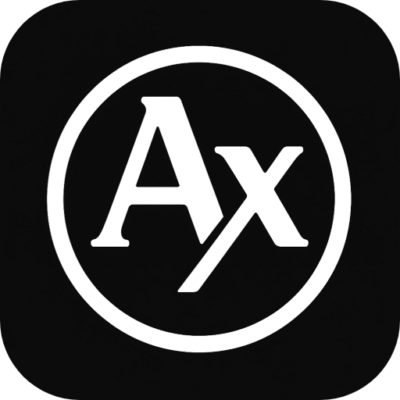 New AbmarketX monochrome icon image