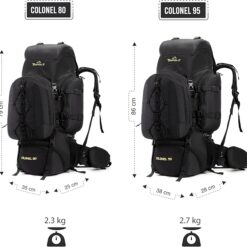 Tripole Colonel 95L Rucksack with Detachable Day Pack – Buy Online at AbmarketX