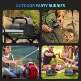 SOWO Dual Bluetooth Speakers with Adjustable Stands – Buy Online at AbmarketX