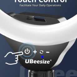 Alternative view of UBeesize 12'' Selfie Ring Light with 62'' Tripod Stand