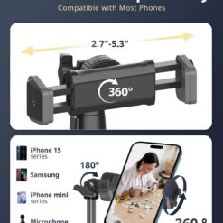 UBeesize 12” Selfie Ring Light with 62” Tripod Stand – Buy Online at AbmarketX