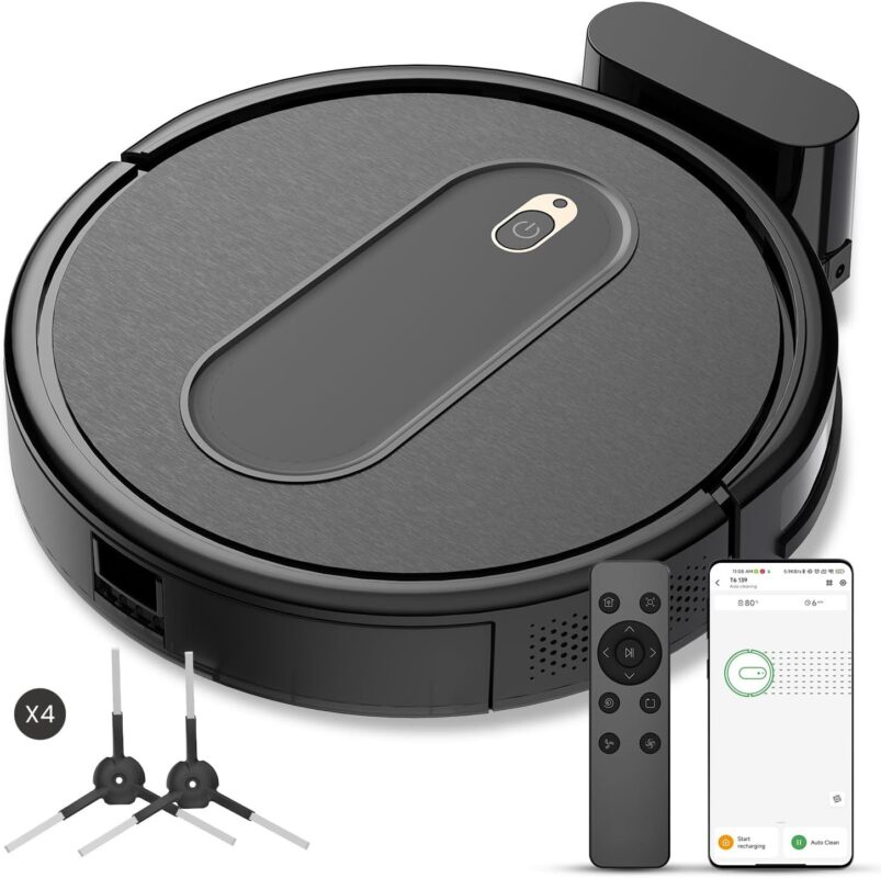 Vexilar T6 Slim Robot Vacuum – 2000Pa Suction – Buy Online at AbmarketX