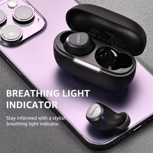 TOZO A1 Wireless Earbuds — Light, Waterproof, App EQ Control - Image 8