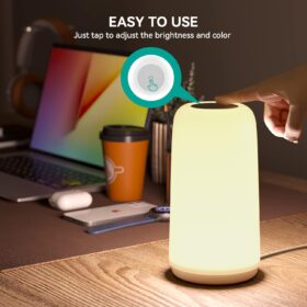 ROOTRO Touch Bedside Table Lamp T16 – Buy Online at AbmarketX