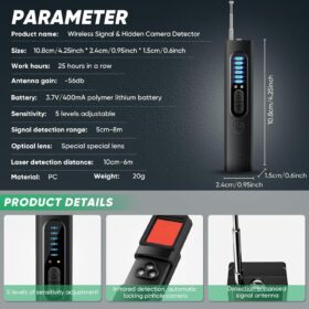 Hidden Camera Detectors and Bug Detector – Buy Online at AbmarketX