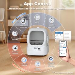 Mintakawa Auto Self-Cleaning Litter Box with App & Health Monitor – Buy Online at AbmarketX