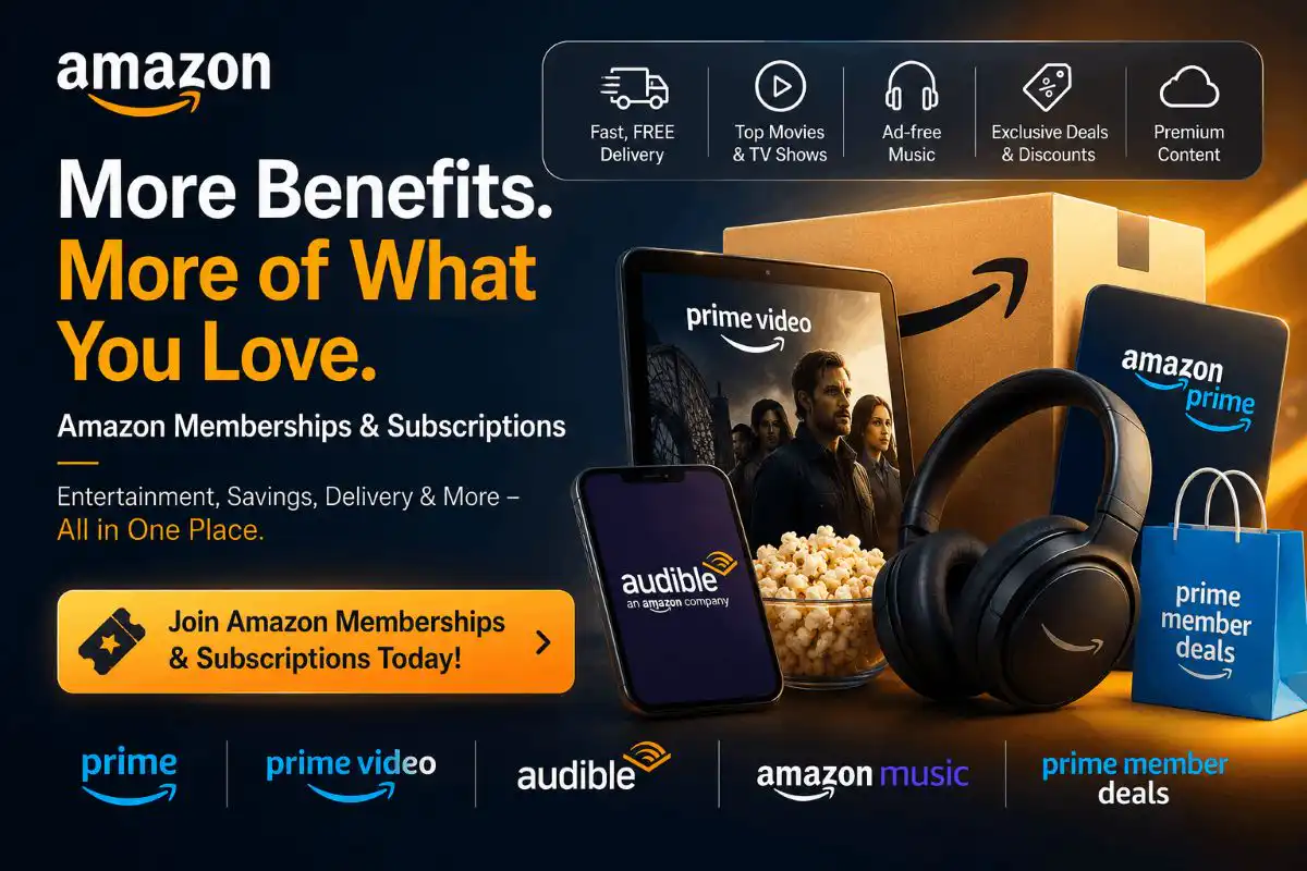 Amazon Prime, Audible & Streaming Benefits Promotion - AbmarketX