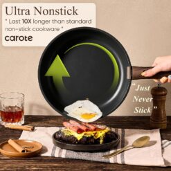 CAROTE ceramic pots — 21pcs Pots and Pans Set Non Stick - Image 4
