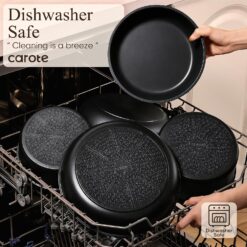 CAROTE ceramic pots — 21pcs Pots and Pans Set Non Stick - Image 6