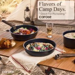 CAROTE ceramic pots — 21pcs Pots and Pans Set Non Stick - Image 8